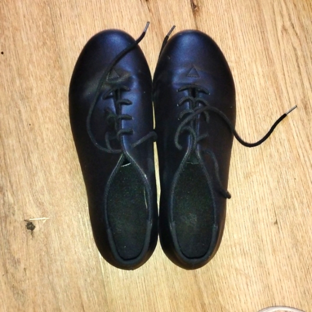 Tap dance shoes, Leo, 5 1/2 medium, Black
